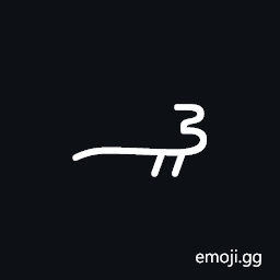 Meroitic Cursive Number Two Thousand Symbol