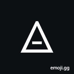 Minus Sign In Triangle Symbol