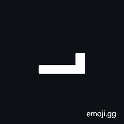 Modifier Letter Lower Right Corner Angle Symbol