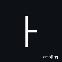 Modifier Letter Mid Left-Stem Tone Bar Symbol