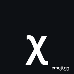 Modifier Letter Small Chi Symbol