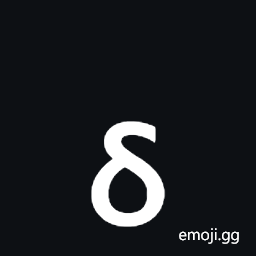 Modifier Letter Small Delta Symbol