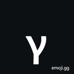 Modifier Letter Small Greek Gamma Symbol