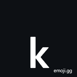 Modifier Letter Small K Symbol