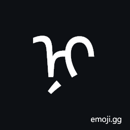 Mongolian Letter Ali Gali Nga Symbol