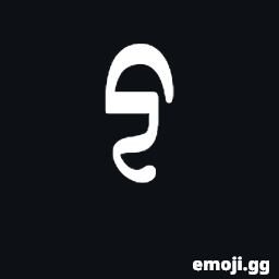 Mongolian Letter Ali Gali Pha Symbol