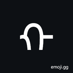 Mongolian Letter Qa Symbol