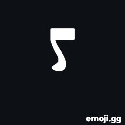 Mongolian Letter Ya Symbol