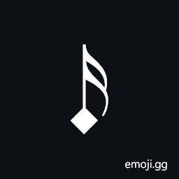 Musical Symbol Fusa Black Symbol