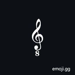 Musical Symbol G Clef Ottava Bassa Symbol