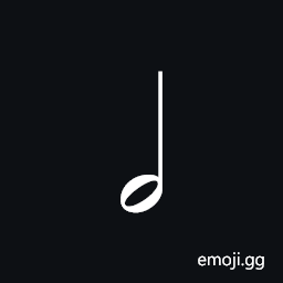 Musical Symbol Half Note Symbol