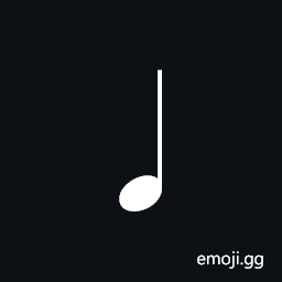 Musical Symbol Quarter Note Symbol