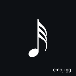 Musical Symbol Thirty-Second Note Symbol