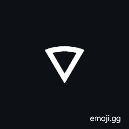 Musical Symbol Triangle-Round Notehead Down White Symbol