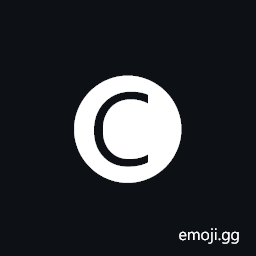 Negative Circled Latin Capital Letter C Symbol