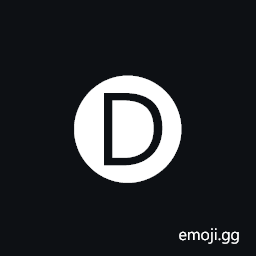 Negative Circled Latin Capital Letter D Symbol
