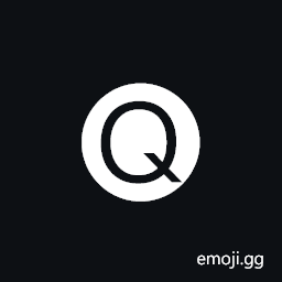 Negative Circled Latin Capital Letter Q Symbol