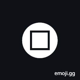 Negative Circled Square Symbol