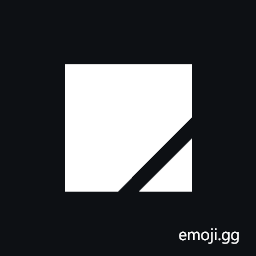 Negative Diagonal Middle Right To Lower Centre Symbol