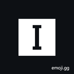 Negative Squared Latin Capital Letter I Symbol