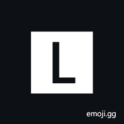 Negative Squared Latin Capital Letter L Symbol