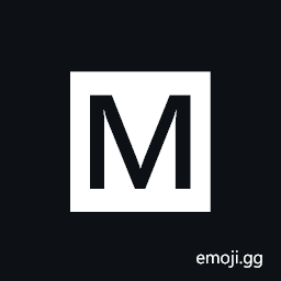 Negative Squared Latin Capital Letter M Symbol