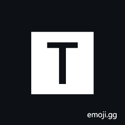Negative Squared Latin Capital Letter T Symbol