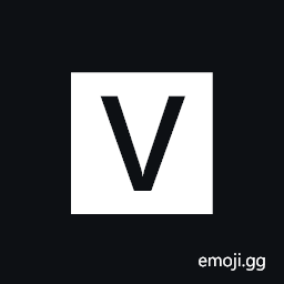 Negative Squared Latin Capital Letter V Symbol