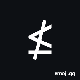 Neither Less-Than nor Equal To Symbol