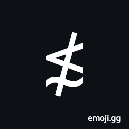 Neither Less-Than nor Equivalent To Symbol