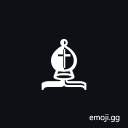 Neutral Chess Bishop Symbol