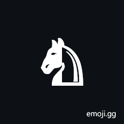 Neutral Chess Knight Symbol