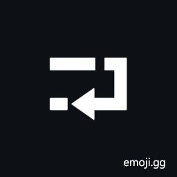 Newline Left Symbol