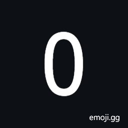 Nko Digit Zero Symbol