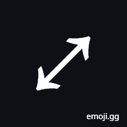 North East and South West Arrow Symbol