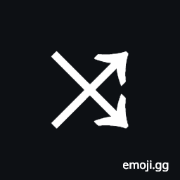 North East Arrow and South East Arrow Symbol