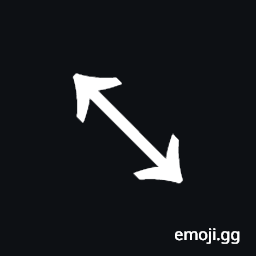 North West and South East Arrow Symbol