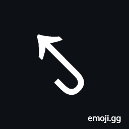North West Arrow with Hook Symbol