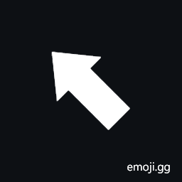 North West Black Arrow Symbol