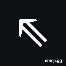 North West Double Arrow Symbol
