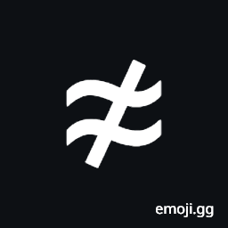 Not Almost Equal To Symbol