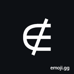 Not an Element Of Symbol