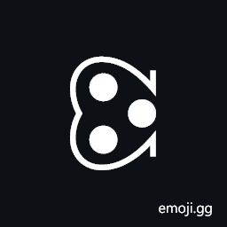 Notched Left Semicircle with Three Dots Symbol