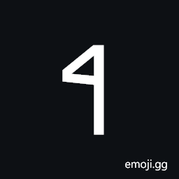 Old Hungarian Capital Letter A Symbol