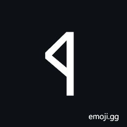 Old Hungarian Capital Letter Aa Symbol