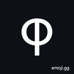Old Italic Letter Phe Symbol
