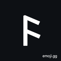 Old Italic Letter Ve Symbol