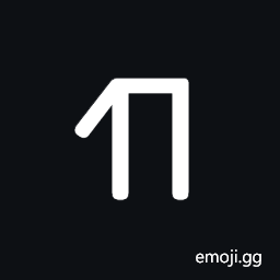 Old North Arabian Letter Ghain Symbol