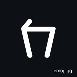 Old North Arabian Letter Kaf Symbol
