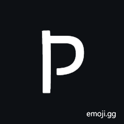 Old Sogdian Letter Final Taw with Vertical Tail Symbol